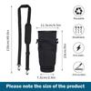 40oz Water Bottle Carrier Bag Pouch Water Bottle Holder with Adjustable Shoulder Strap Water Cup Protective Cover