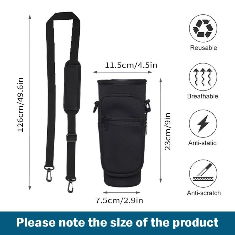 40oz Water Bottle Carrier Bag Pouch Water Bottle Holder with Adjustable Shoulder Strap Water Cup Protective Cover