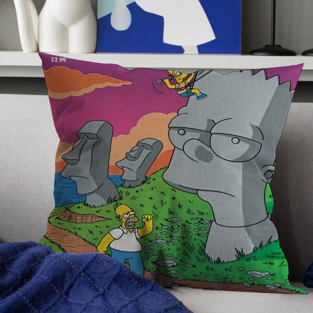 Cartoon T-The Cool S-Simpsons Pillowcases Home Bedding Decorative Pillow Cover Wedding Super Soft Pillow Case