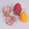 Beauty Egg Metal Stand: Powder Puff Holder & Drying Rack