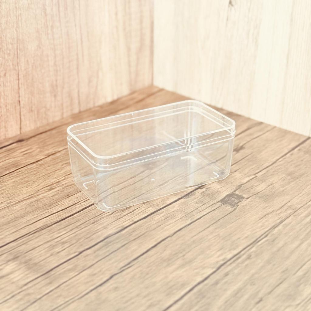 Transparent Square Acrylic Storage Box for Figures - Dustproof Food-grade Plastic, PS Wedding Candy Box with Lid