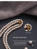 Shijia Pearl Necklace: Luxurious Retro Fall/Winter Beaded Jewelry for Women