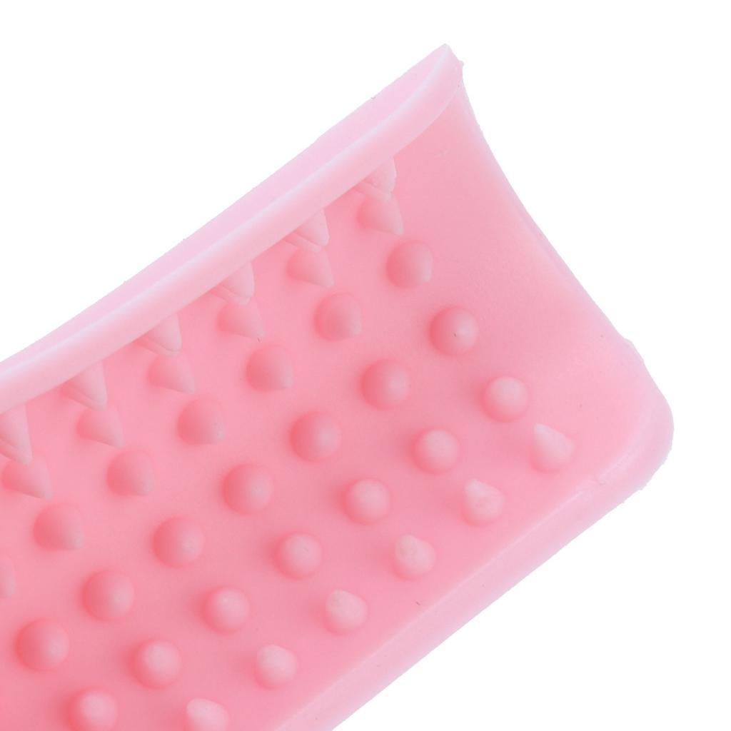 4Pcs Pet Bathing Foot Cover Silicone AntiScratch Cat Protector Pet Supplies for Bathing(Pink )
