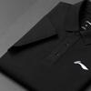 Li-Ning Women's Black Short-Sleeve Polo Shirt