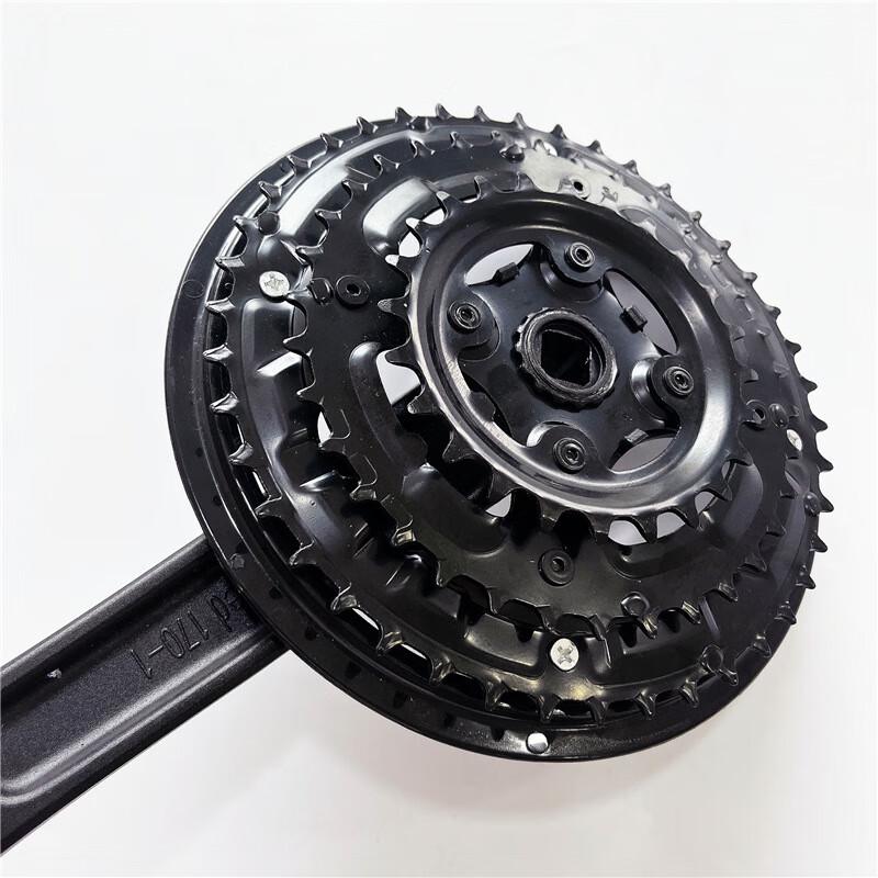 Lishi Mountain Bike Square Taper Crankset 28/38/48T x 170mm