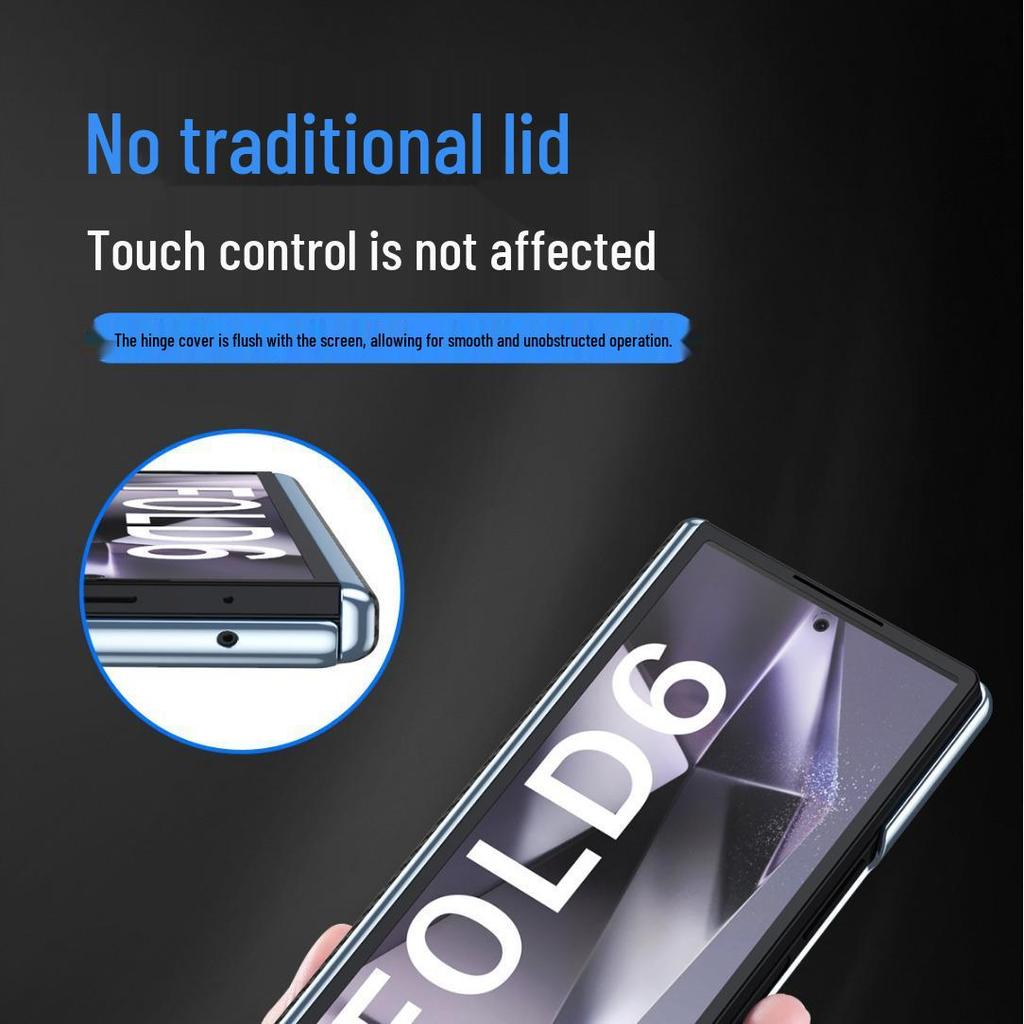 Samsung Z Fold Series (6/5/4) Phone Case - Carbon Fiber Texture, Full Hinge Wrap, Electroplated, Drop-Proof.