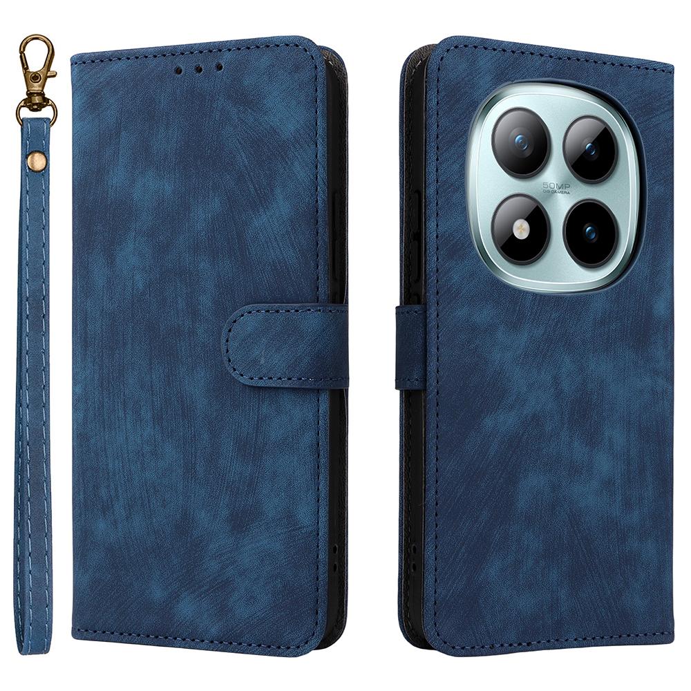 For Xiaomi Poco M8 Pro 5G/Redmi Note 15 Pro+ 5G (Global) Case Wallet RFID Blocking PU Leather Phone Cover Stand with Strap