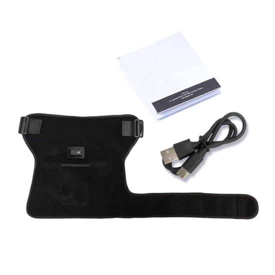 Hüftbandage Heizung Massage Hüftwickel mit Rotlicht 3-Temperatur- & Vibrationsmodi USB-betrieben Verstellbarer Winter-Hüftwärmer zur Schmerzlinderung