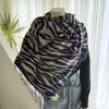 Autumn and Winter Imitation Cashmere Scarf Women's New Color Matching Printing Shawl Versatile Warm Scarf