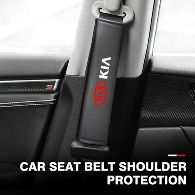 1/2PCS Car Seat Belt Cover Seatbelt Shoulder Pad Cushions Accessory For K5 K2 Rio Optima Sportage Venga Sorento Stonic Forte