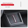 Tesla Model 3/Y Wireless Charger Decorative Strip Frame: Chrome Interior Anti-Scratch Modification