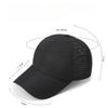 Women's Summer Thin Mesh Baseball Cap, Quick-Dry Visor Ponytail Caps, Breathable Outdoor Cycling Fishing Hat