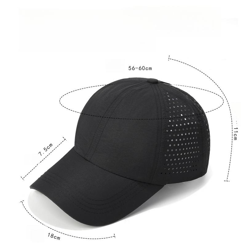 Women's Summer Thin Mesh Baseball Cap, Quick-Dry Visor Ponytail Caps, Breathable Outdoor Cycling Fishing Hat