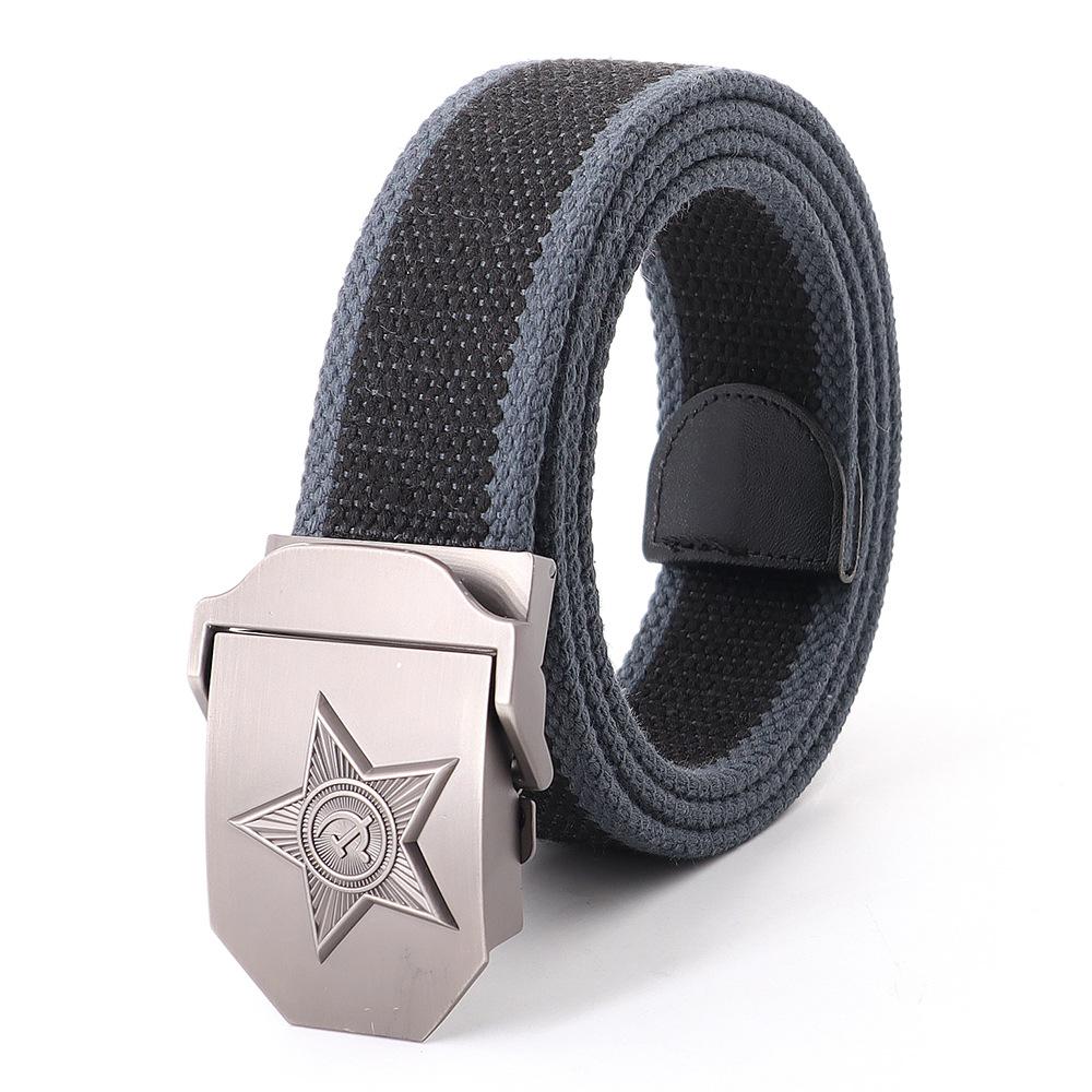 

Новый мужской и женский ремень 3D советский государственный герб брезентовый ремень советский пояс памяти 130cm темно серый/чёрный