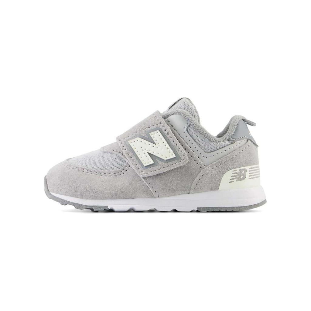 New Balance Nb 574 Comfortable Simple Shock Absorbing Durable Low Top Walking Shoes Baby Shoes Gray White NW574GBG