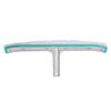 18in Swimming Pool Brush Plastic Nylon Stainless Steel Cleaning Tool for Wall Floor Lake Blue