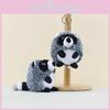 Cute Adorable Raccoon Plush Doll Keychain With Soft Pp Cotton Filling For Accessories