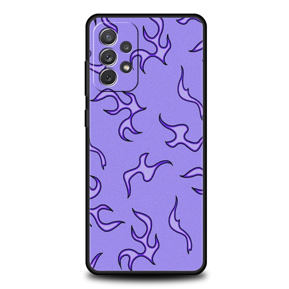 Infinity On Purple Phone Case For Samsung Galaxy A13 A51 A71 A41 A31 A21S A11 A01 A03S A12 A32 A52 A22 A23 A33 A53 A73 5G Cover