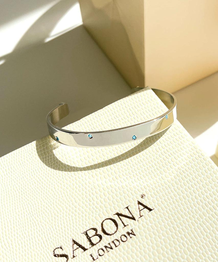 Sabona London F-Wd Natural Diamond Copper Bangle