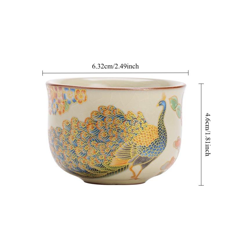 Jingdezhen Ru Kiln Tea Cups, Ceramic Tea Sets, Master's Cups, Customer's Cups, Opened Cups for Maintenance, Single Cup Tea