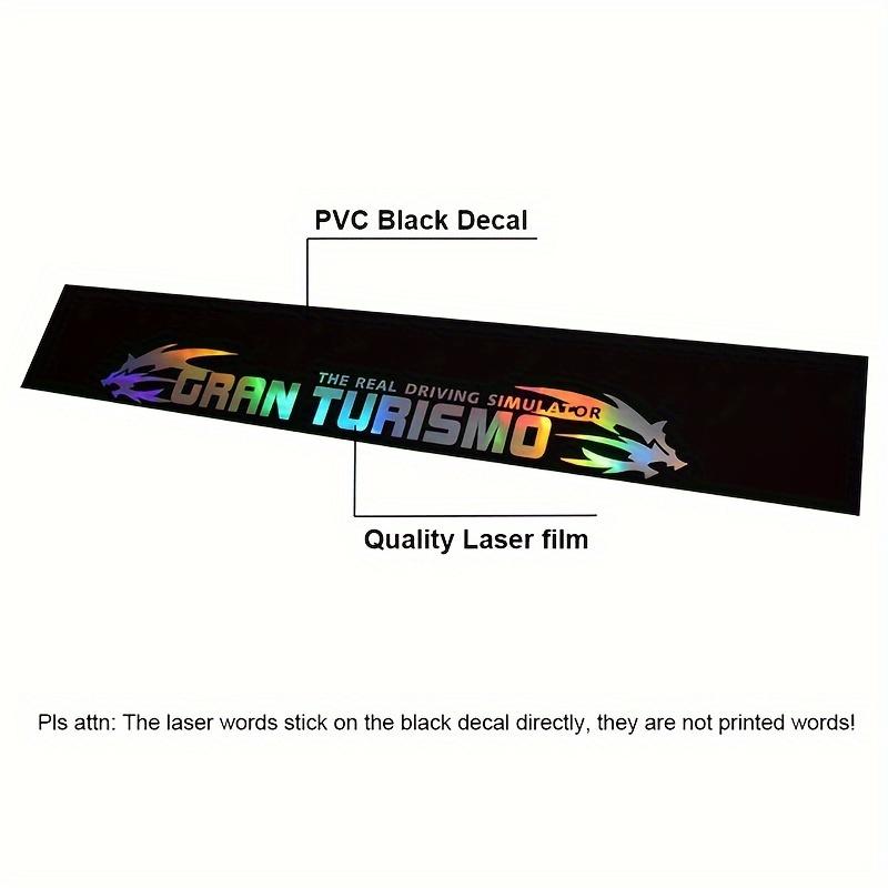 Colorful Reflective Car Stickers Waterproof Decal Front and Rear Windshield Decoration Reflective Laser Auto Accessories