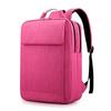 Simple multifunctional backpack new solid color business leisure computer bag office class student schoolbag travel bag women