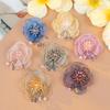 Handmade Organza Camellia Flower with Crystal Accents for Clothing, Shoes, Hats, and Headwear Accessories