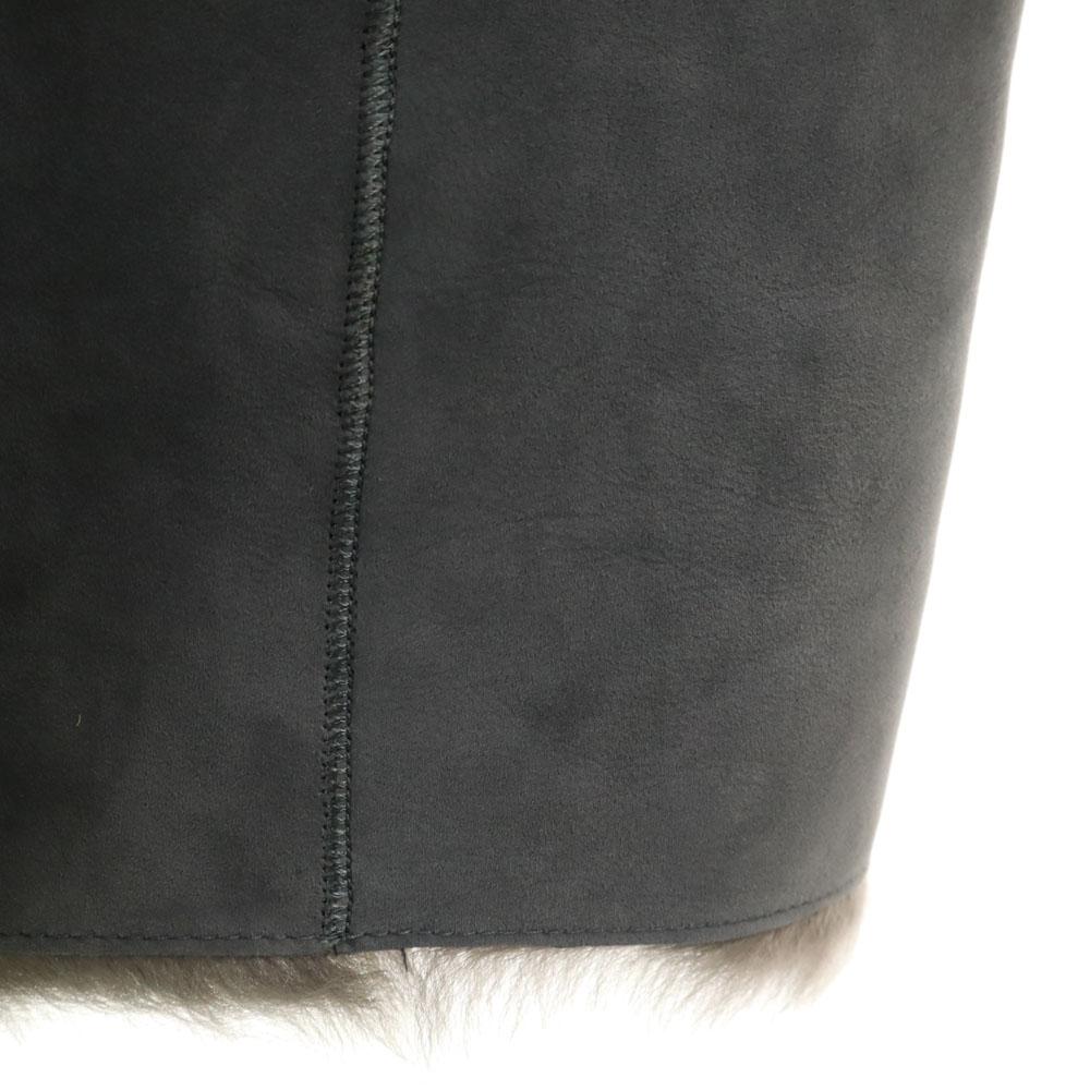 Banana Republic With real fur Mouton coat S gray Women Used