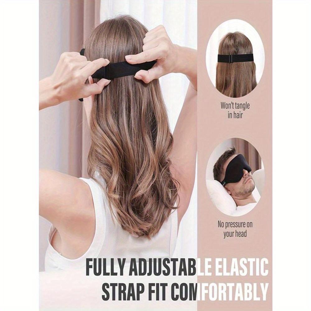 1 Piece 3D Sleep Eye Mask, Unisex Blackout Eye Mask, Soft and Breathable Eye Mask, Suitable for Taking A Nap In The Office, Traveling