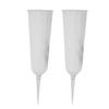 6Pcs Plastic Grave Vases with Spikes and Foam Inserts for Cemetery Decoration Flower Holder for Memorial and Funeral Use