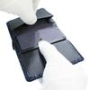 Inden Leather Billfold Navy Blue with Black [Inden-ya] Bi-fold Wallet, Z, Thin, Compact, Deerskin, Lacquer, Shippo-tsunagi Pattern, 2013-04-179