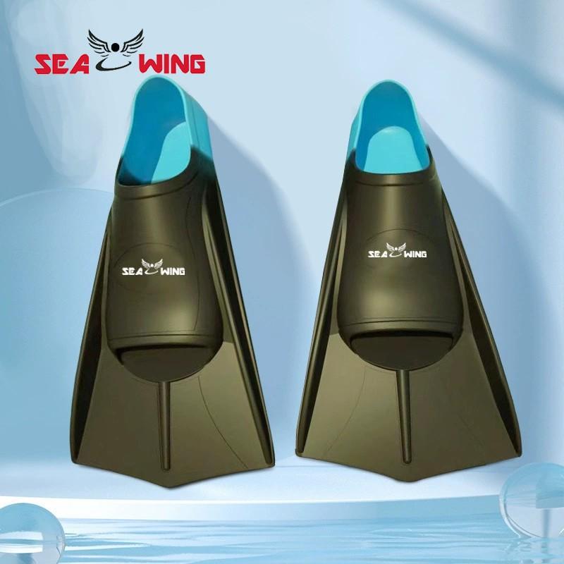 Silicone Short Freediving Fins Adults Unisex Lightweight Training Snorkeling Swimming Pool Use