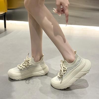 Fashion New Spring/Autumn Women's Vulcanize Shoes Outdoor Light Causal Lace-up Shoes for Women Anti-slip Comfortable Air Mesh Sneakers