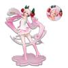 Piosenkarka Wirtualna Hatsune Miku Figurki Akcji PCV Model Dziewczyny Różowa Lalka Anime