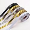 Curved Right Angle Edge/Corner Molding Trim Tape/Wall Edge Decorative Strip/Pvc Decoration Line/Self-Adhesive