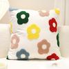 45X45Cm Cute Throw Embroided Pillow Cover Light Luxury Nordic Flower Sofa Cushion Waist Cover Home Decorative Pillowcase