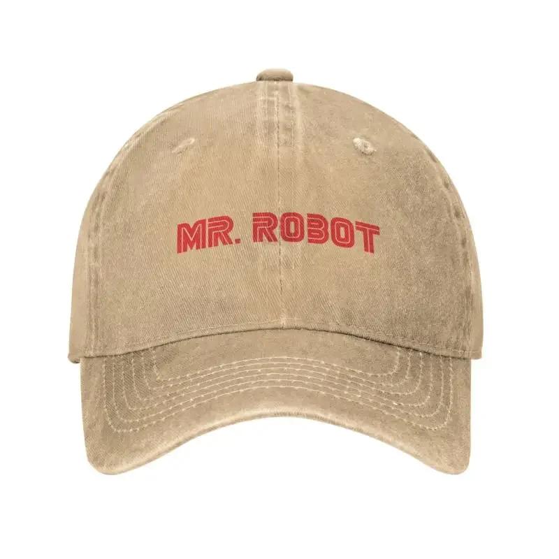 Berretto da Baseball Punk Unisex in Cotone con Logo Mr Robot per Adulti FSociety Hacker Regolabile Cappellino da Papà Donna Unisex Protezione Solare