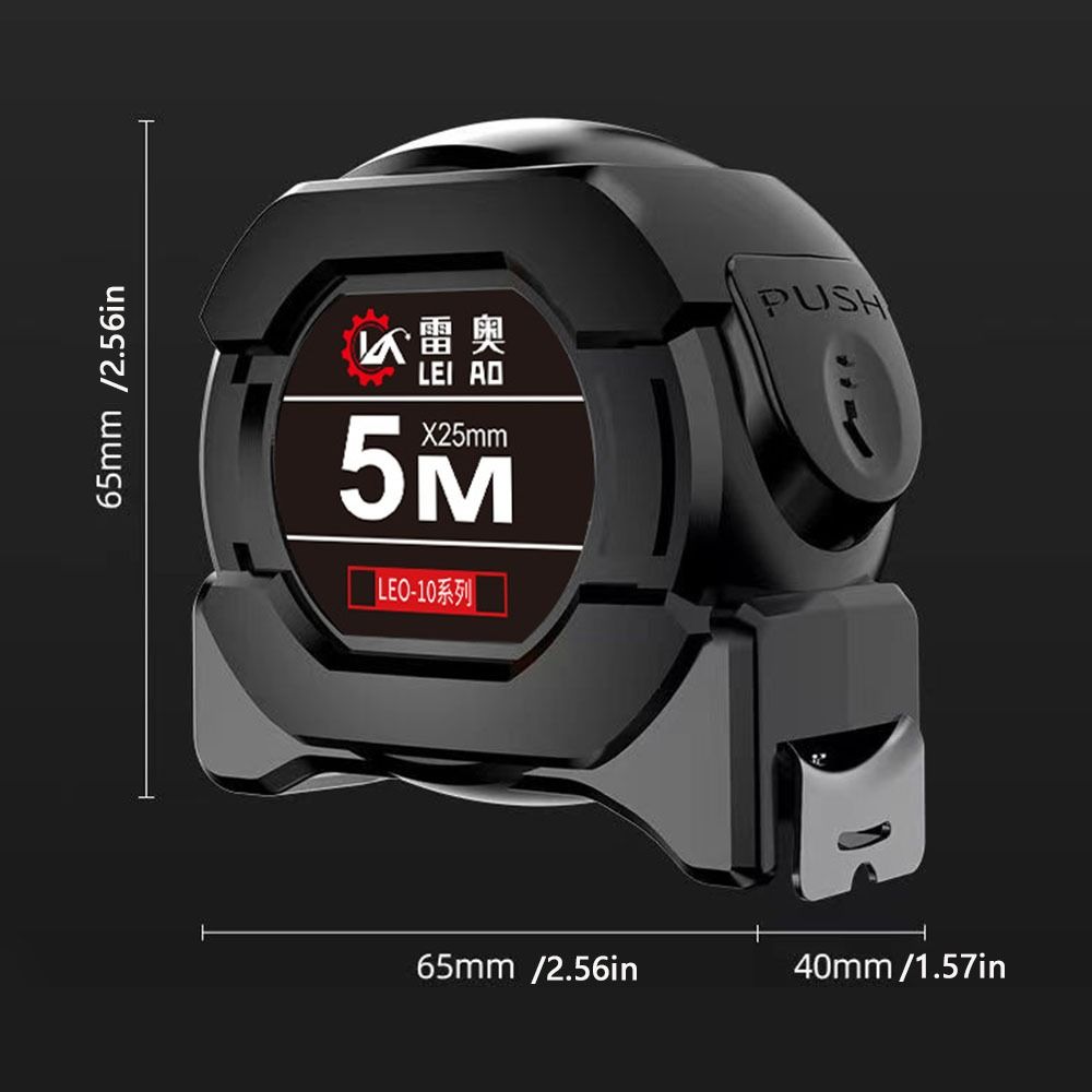 Wear-Resistant Fluorescent Tape Measure Fluorescent Measuring Tape Retractable   Carpent