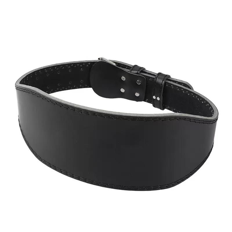 Premium High Quality PU Leather Fitness Gym Belt Ergonomic 4 Inch Padded Professional Strength Powerlifting Equipment S чёрный