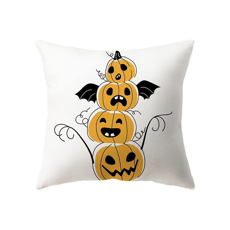 Pumpkin Halloween Theme Pillow Cover Sofa Cushion  Holiday Gift Party Decoration Home Decor