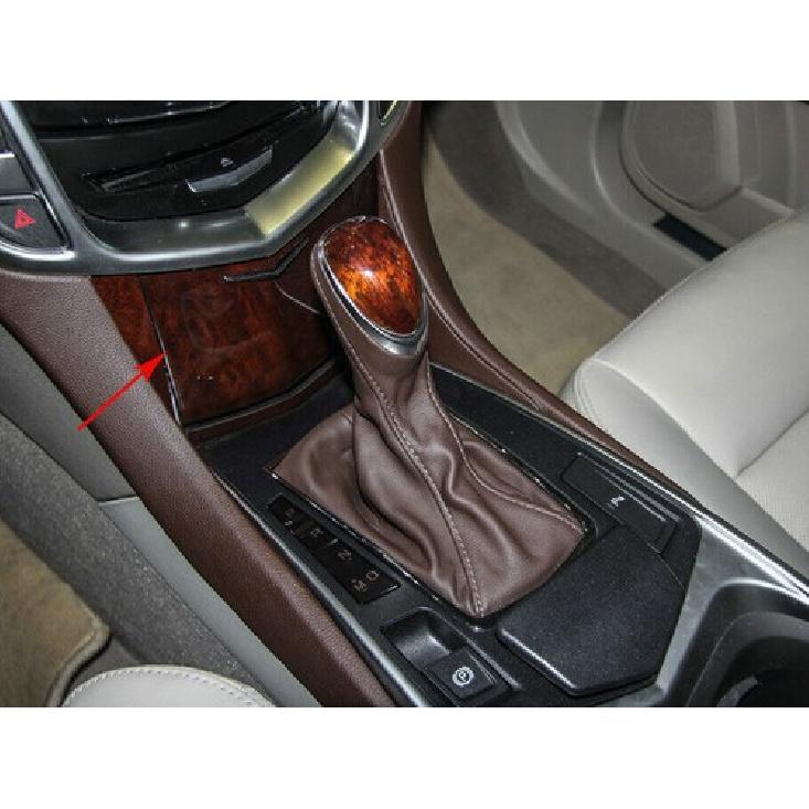 Car Console Gear Storage Box Cover Trim For Cadillac SRX 2010-2016 Carbon Fiber