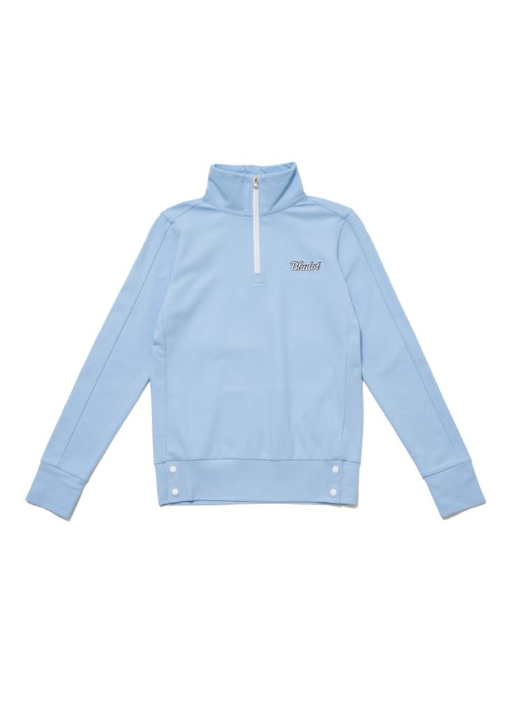 BLUDOT Slim Fit Half-Zip Pique T-Shirt_Sb