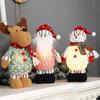 Snowman Christmas Decorations Santa Claus Party Gifts Happy New Year Christmas Standing Doll  Home