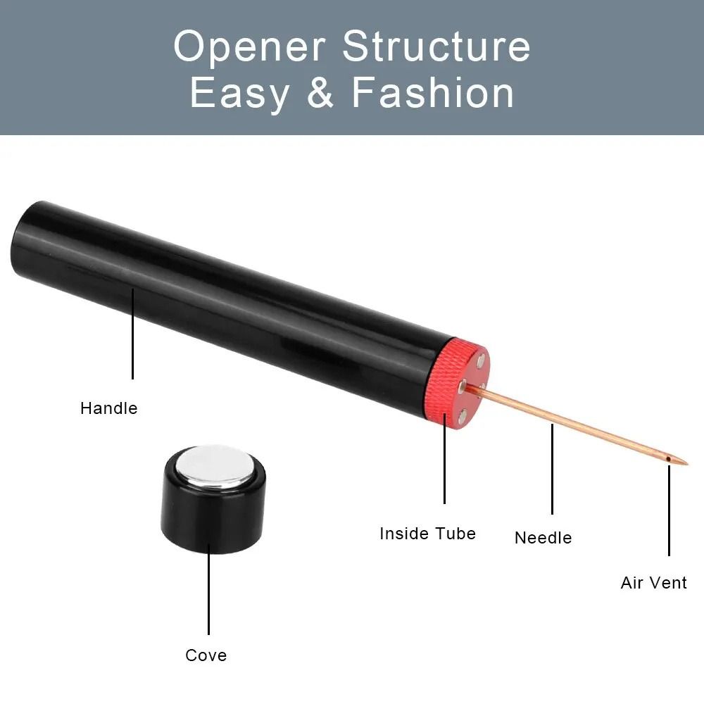 Air Pressure Pump Wine Bottle Opener Safe Wine Remover Mini Wine Corkscrew Pin  Home Party