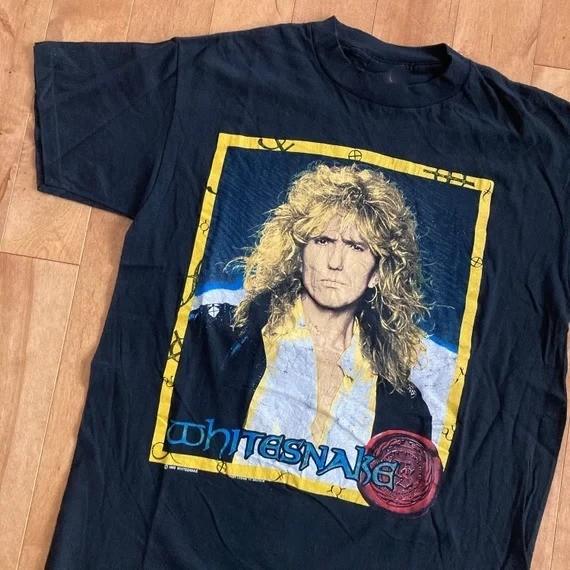 Whitesnake David Coverdale Tour Shirt Unisex Black S-5XL XXXXL