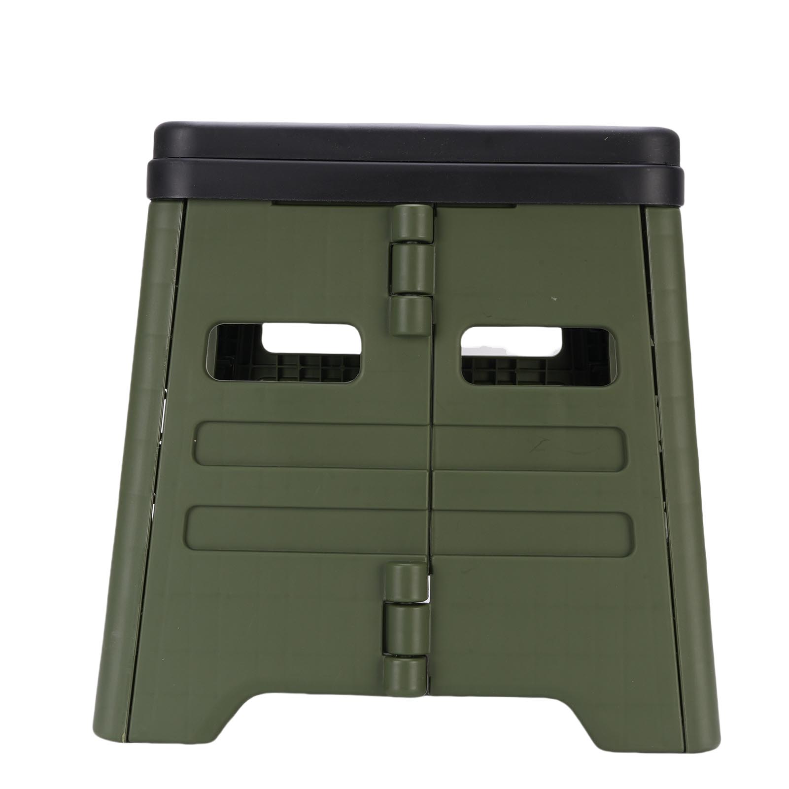 

Portable Toilet PP Foldable Compact Potty for Travel Camping Fishing Outdoor Activities Green