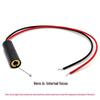 532nm 1mW Ultra-compact Green Laser Module with PD Back-view for Dot Positioning