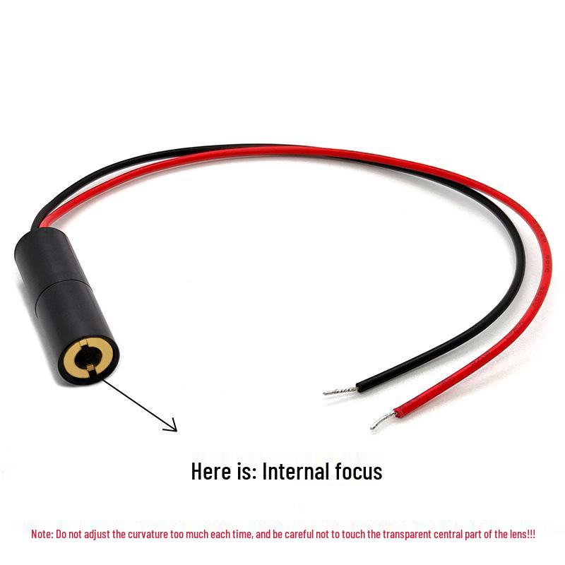 532nm 1mW Ultra-compact Green Laser Module with PD Back-view for Dot Positioning