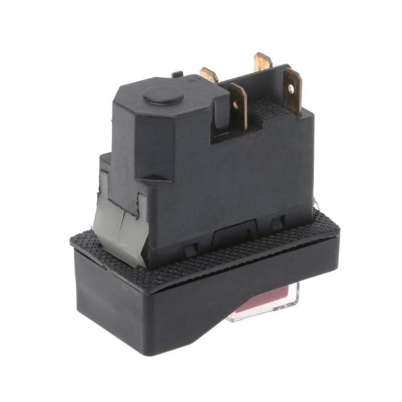 4/5Pin AC250V 16A Waterproof IP55 Push Button Electromagnetic Switch Magnetic Starter Power Safety Switches for Machine Tool