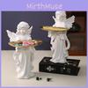 Style European Angel Tray Resin Craft Key Holder Jewelry Organizer Decoration